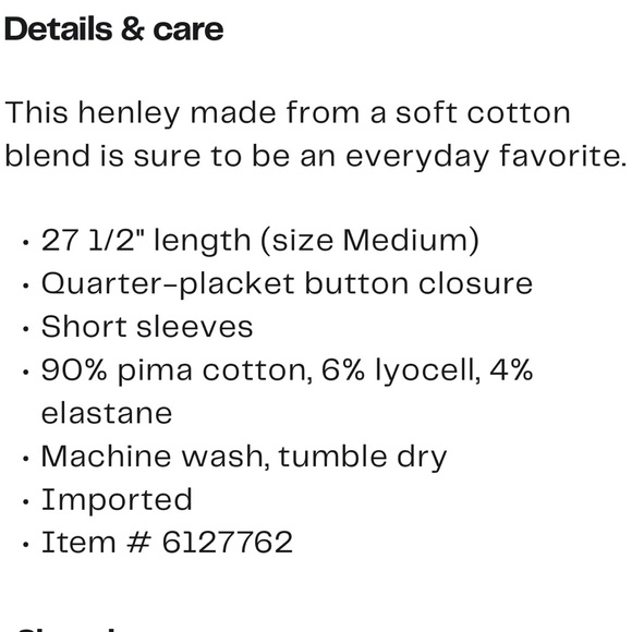 NEW Men’s Vuori Ever Performance Henley Black Large Active T-Shirt Buttery Soft - Picture 13 of 16